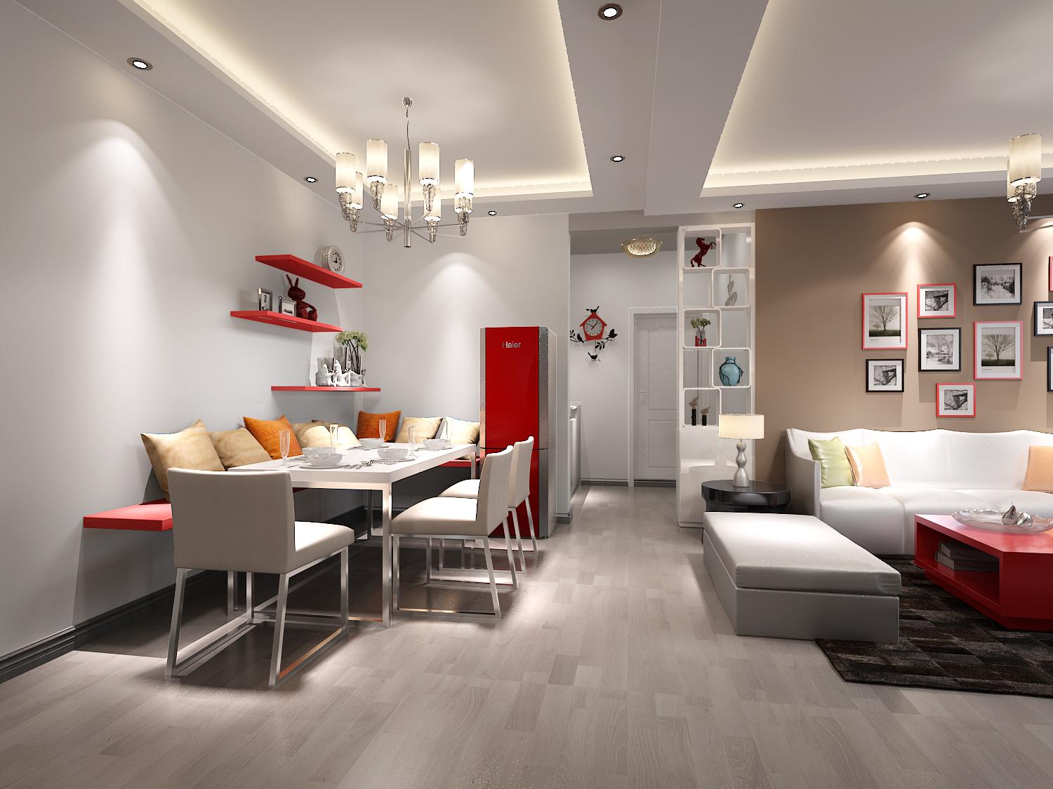 高科尚都130平現(xiàn)代簡(jiǎn)約風(fēng)格設(shè)計(jì)方案