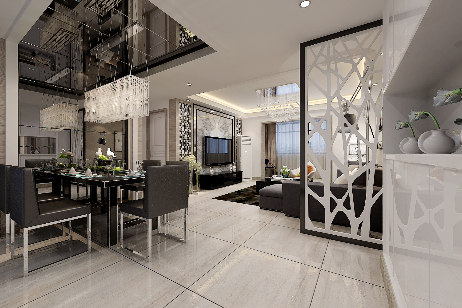 西溪里115平三居室簡(jiǎn)約風(fēng)格方案