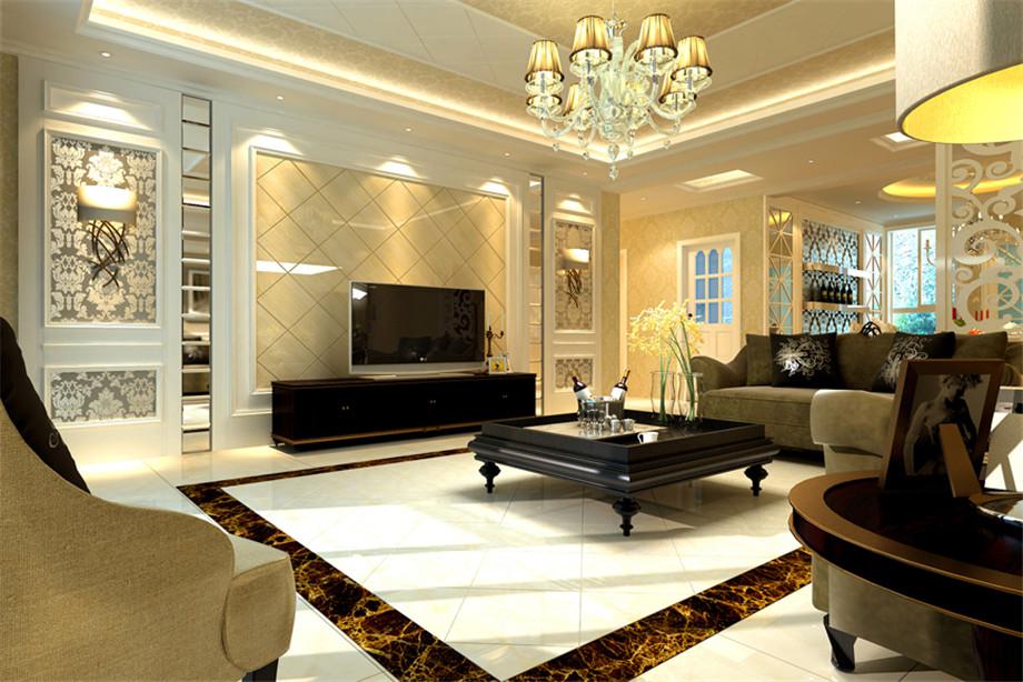 白樺林居220平簡(jiǎn)歐風(fēng)格設(shè)計(jì)方案