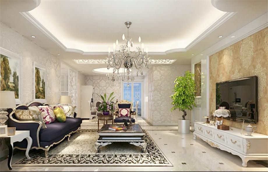 旭景名園160平簡(jiǎn)約歐式風(fēng)格設(shè)計(jì)方案