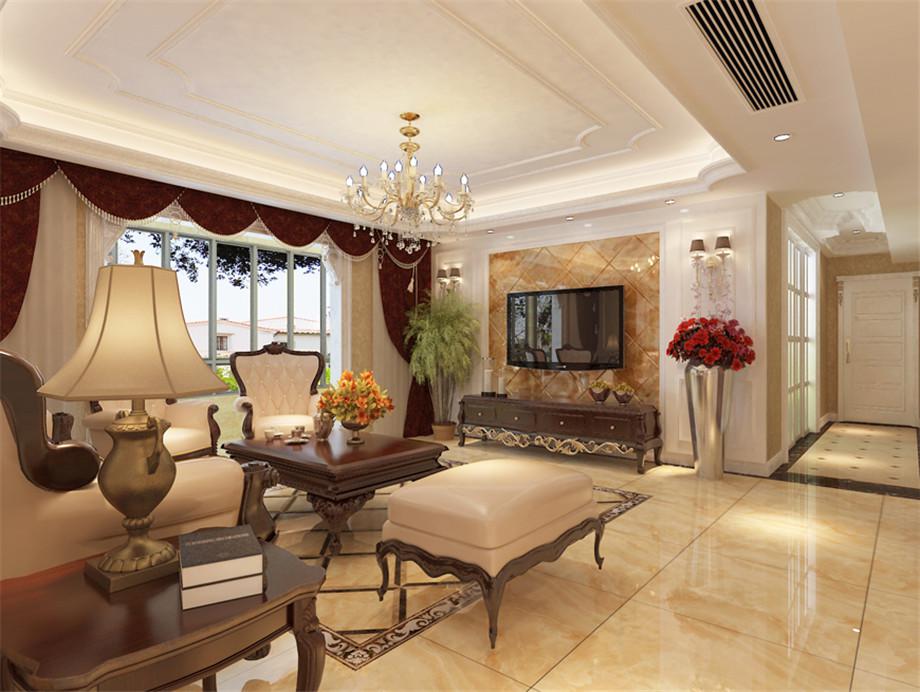 紫苑龍庭158平歐式風(fēng)格設(shè)計方案