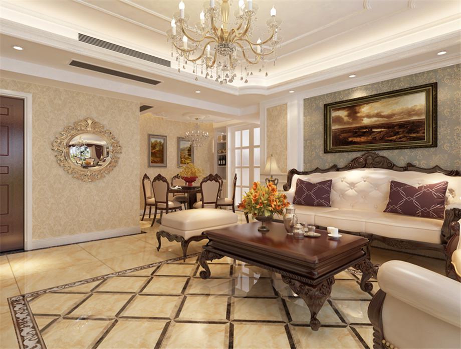 紫苑龍庭158平歐式風(fēng)格設(shè)計方案