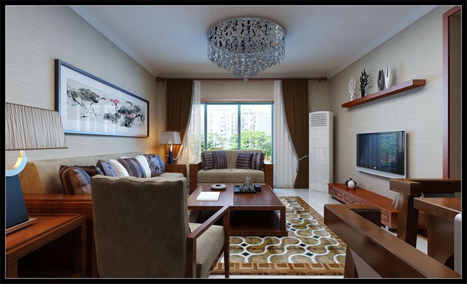 鐵路小區(qū)135平新中式風(fēng)格設(shè)計(jì)方案