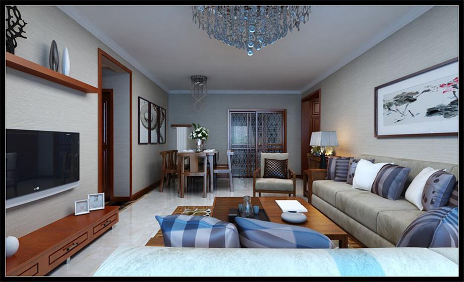 鐵路小區(qū)135平新中式風(fēng)格設(shè)計(jì)方案