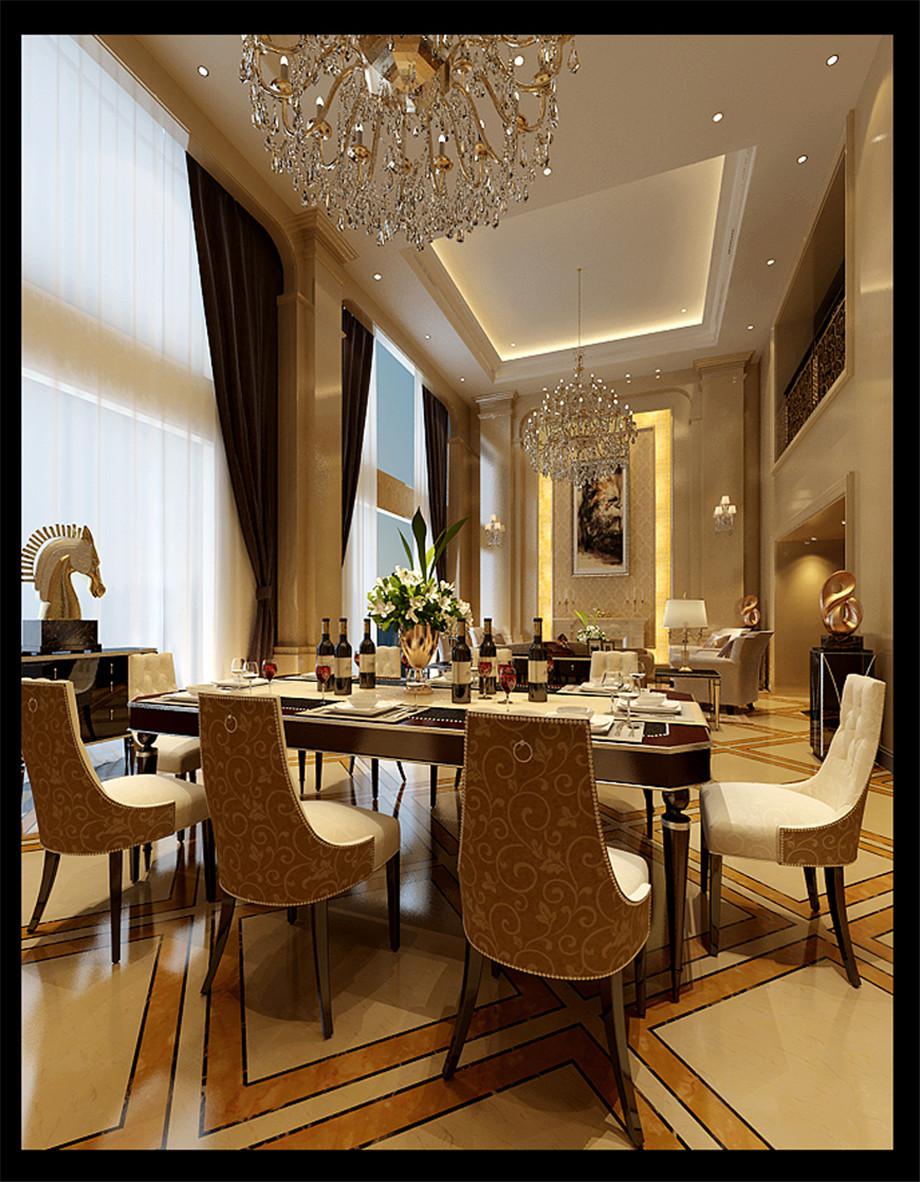 浐灞小區(qū)159平美式風(fēng)格設(shè)計方案