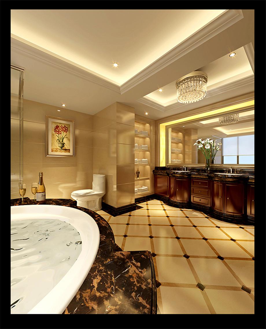 浐灞小區(qū)159平美式風(fēng)格設(shè)計方案