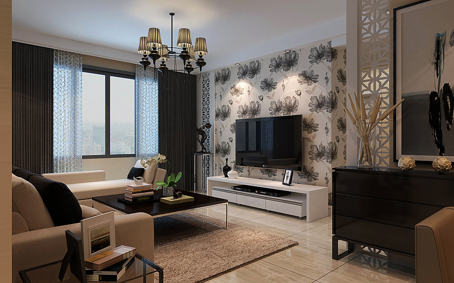 亮麗家園115平簡約風(fēng)格設(shè)計方案