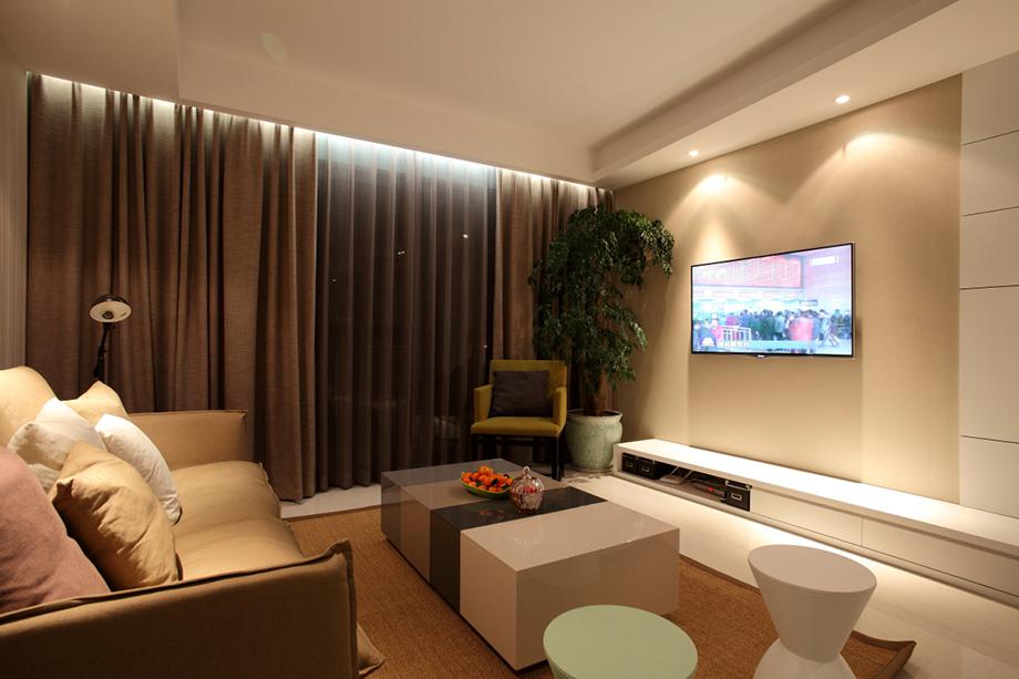 融僑城125平現(xiàn)代風(fēng)格設(shè)計方案