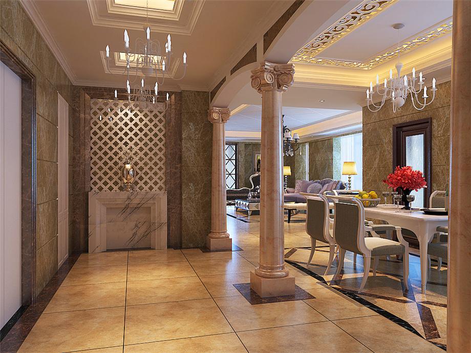 錦繡唐朝260平歐式風(fēng)格設(shè)計方案