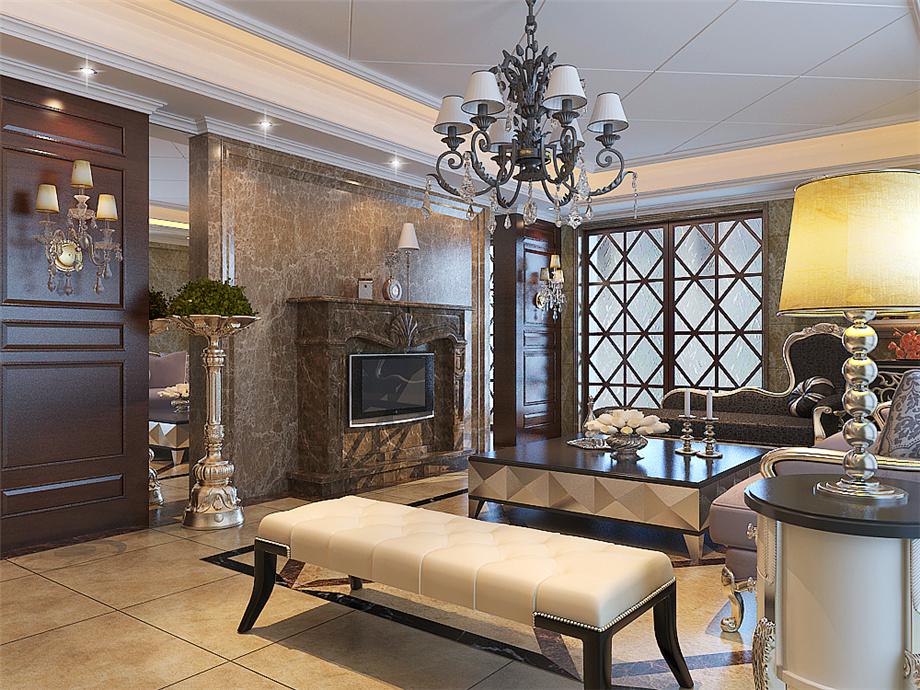 錦繡唐朝260平歐式風(fēng)格設(shè)計方案