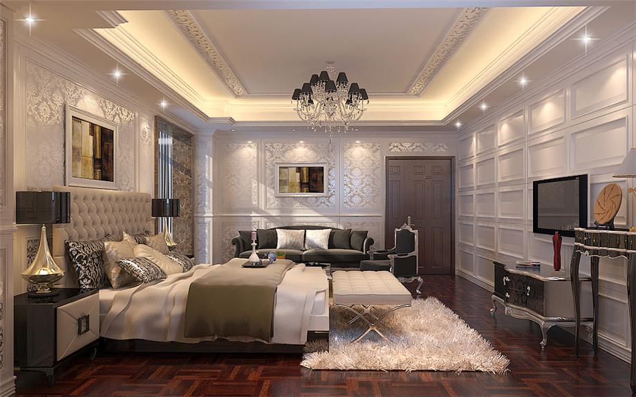 錦繡唐朝260平歐式風(fēng)格設(shè)計方案