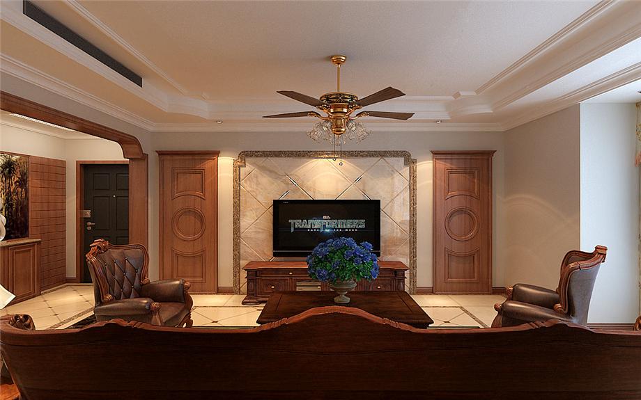 蘭亭坊小區(qū)147平美式鄉(xiāng)村風格設計方案