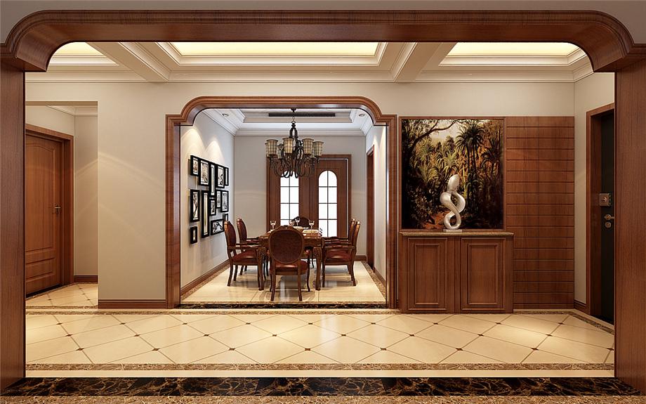 蘭亭坊小區(qū)147平美式鄉(xiāng)村風格設計方案