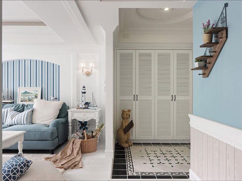 曲江千林郡100平地中海風格設計方案