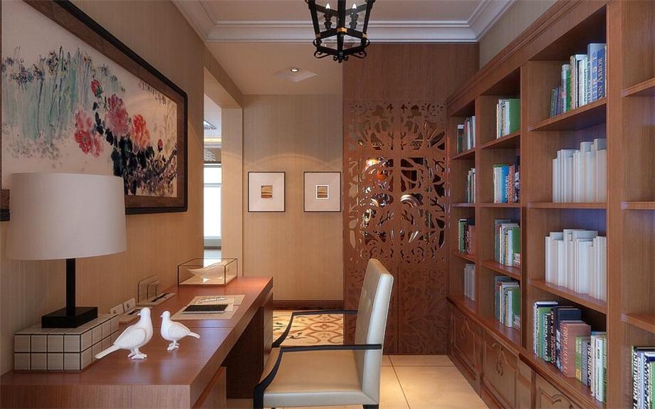 綠地生態(tài)國(guó)際城90平米中式風(fēng)格設(shè)計(jì)方案