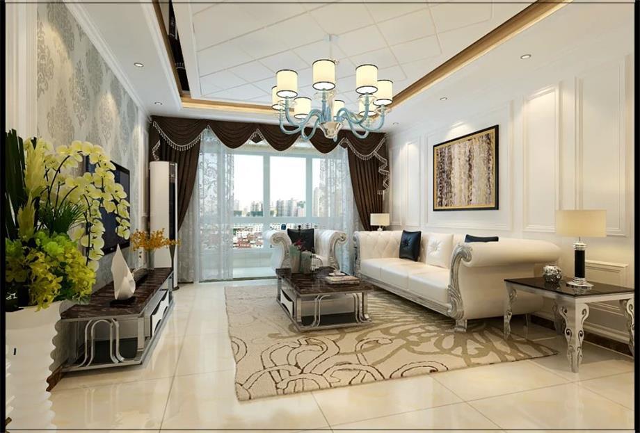 融僑城小區(qū)120平歐式風(fēng)格設(shè)計方案