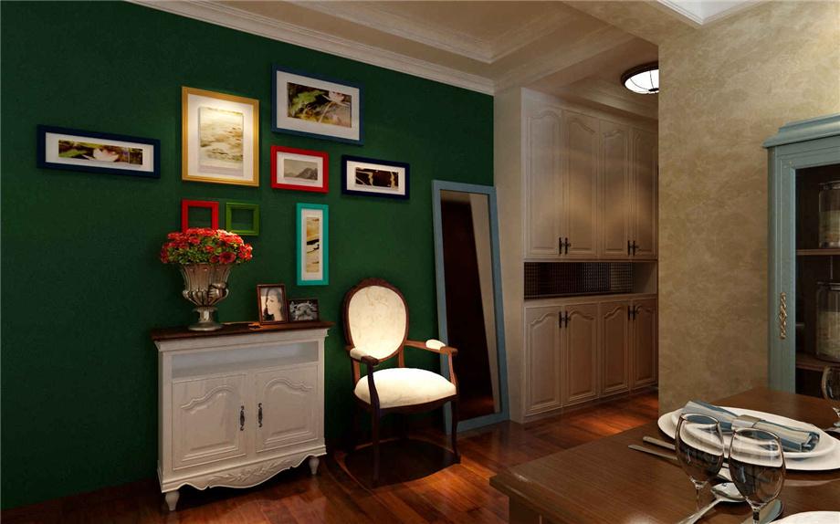 中鐵十二局120平美式混搭風格設計方案