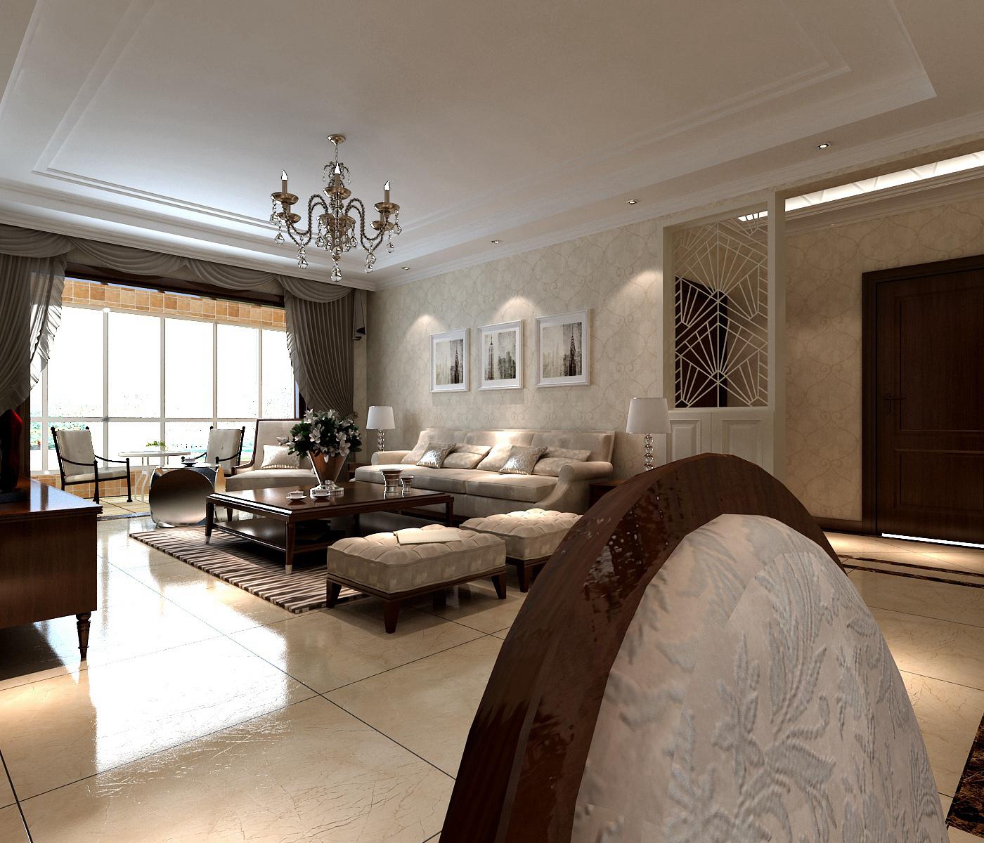 政法大學(xué)160平歐式風(fēng)格設(shè)計(jì)方案