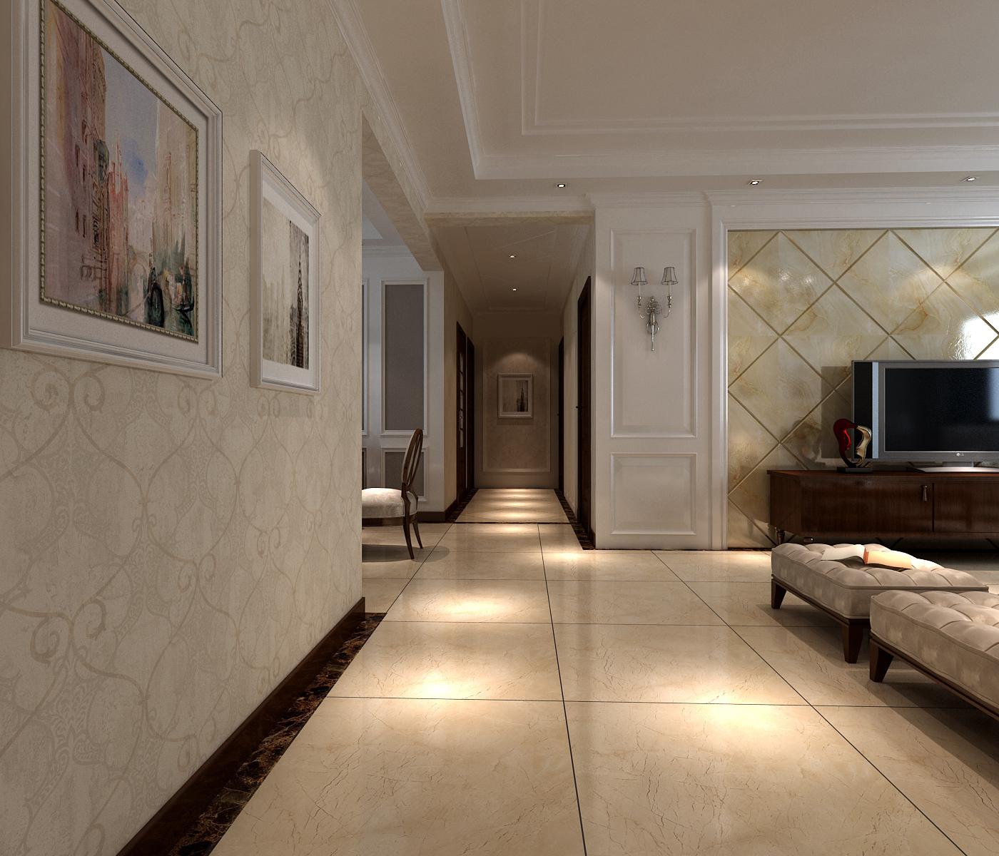 政法大學(xué)160平歐式風(fēng)格設(shè)計(jì)方案