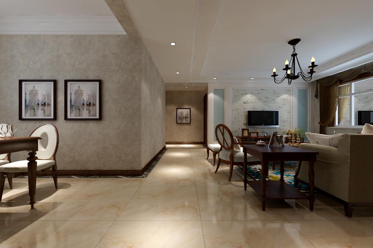 海德堡140平美式鄉(xiāng)村風格設計方案