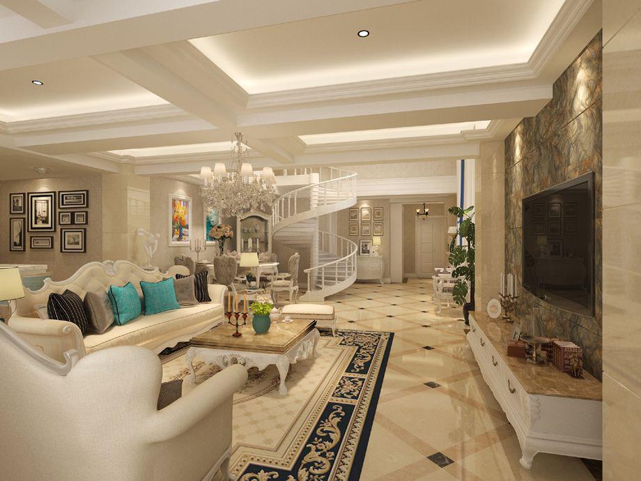 安康 財(cái)園小區(qū) 246平歐式風(fēng)格設(shè)計(jì)方案