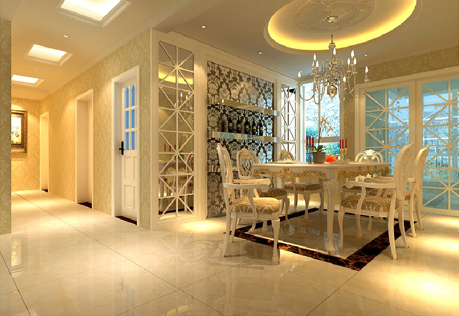 鐵一中濱河小區(qū)180平歐式風(fēng)格設(shè)計(jì)方案