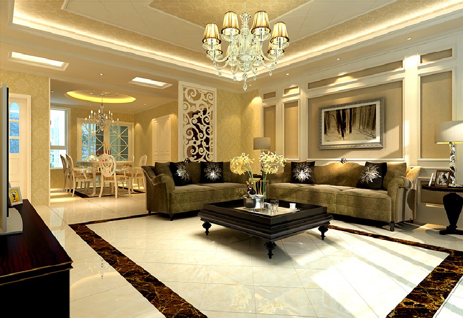 鐵一中濱河小區(qū)180平歐式風(fēng)格設(shè)計(jì)方案