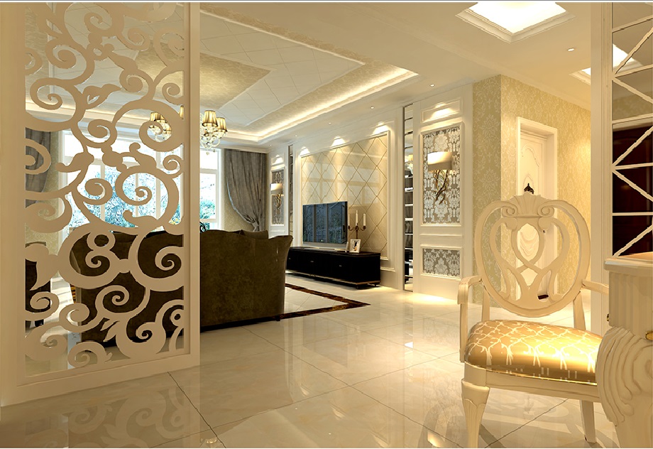 鐵一中濱河小區(qū)180平歐式風(fēng)格設(shè)計(jì)方案