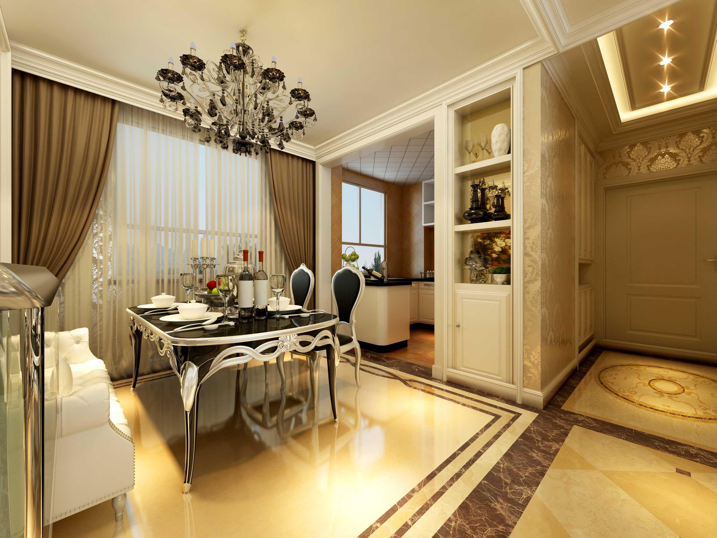 中國鐵建國際城162平美式鄉(xiāng)村風(fēng)格設(shè)計方案