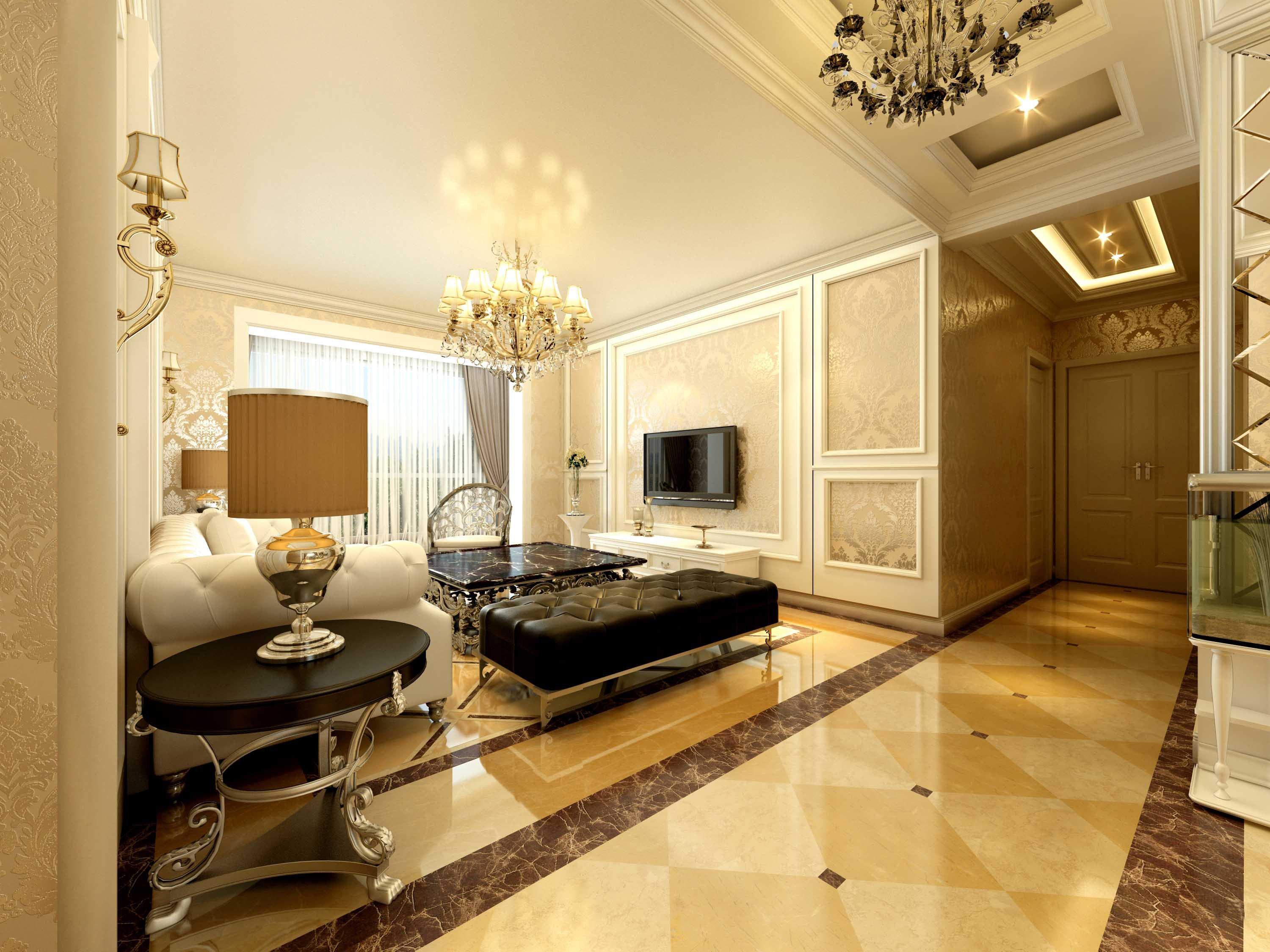 中國鐵建國際城162平美式鄉(xiāng)村風(fēng)格設(shè)計方案