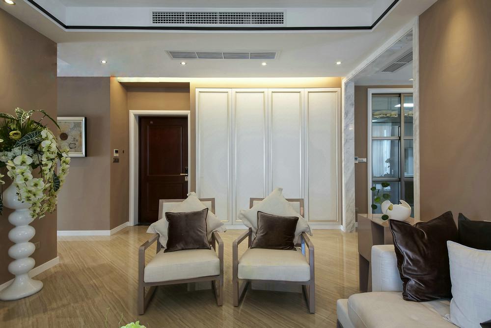 金色花語(yǔ)城140平簡(jiǎn)約風(fēng)格設(shè)計(jì)方案