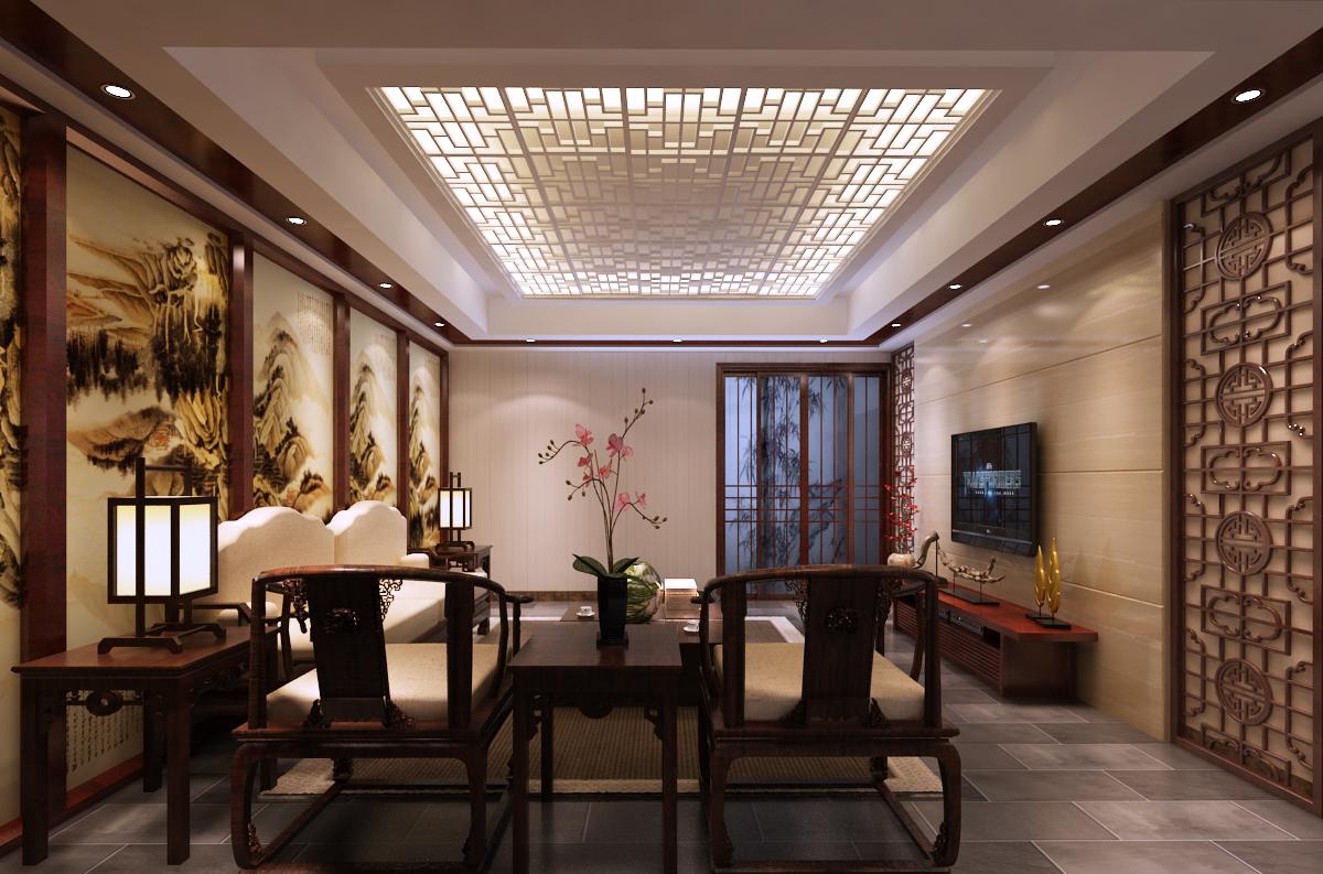 保利·拉菲公館134平新中式風(fēng)格設(shè)計方案