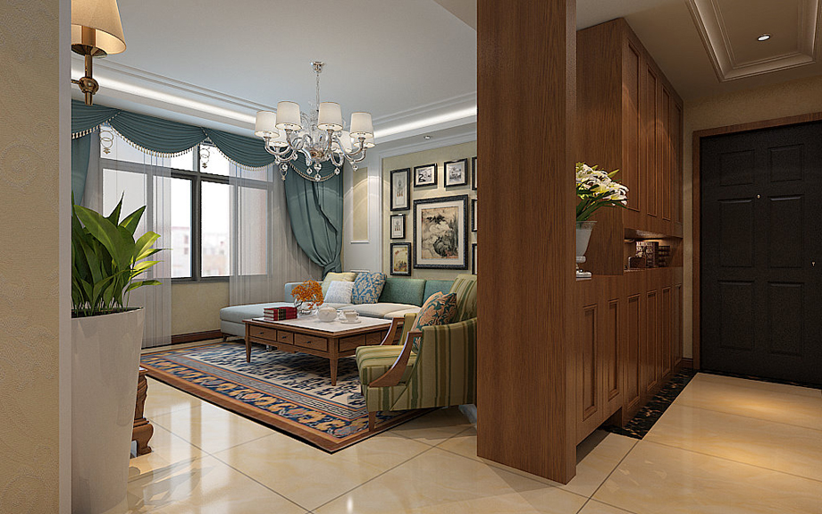航天四院142平簡(jiǎn)歐風(fēng)格設(shè)計(jì)方案