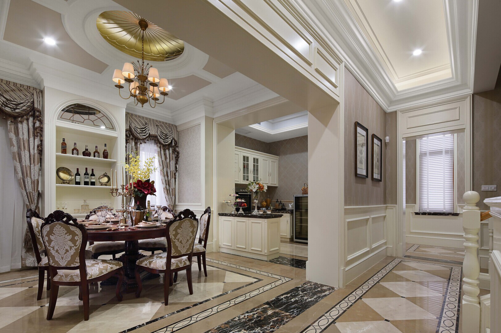 西西安小鎮(zhèn)210平歐式風(fēng)格設(shè)計方案