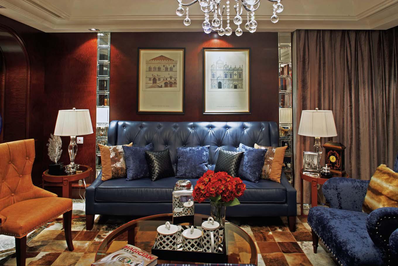 鴻基紫韻190平歐式風(fēng)格設(shè)計(jì)方案