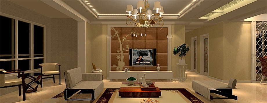 紫薇永和坊160平簡約風格設計方案