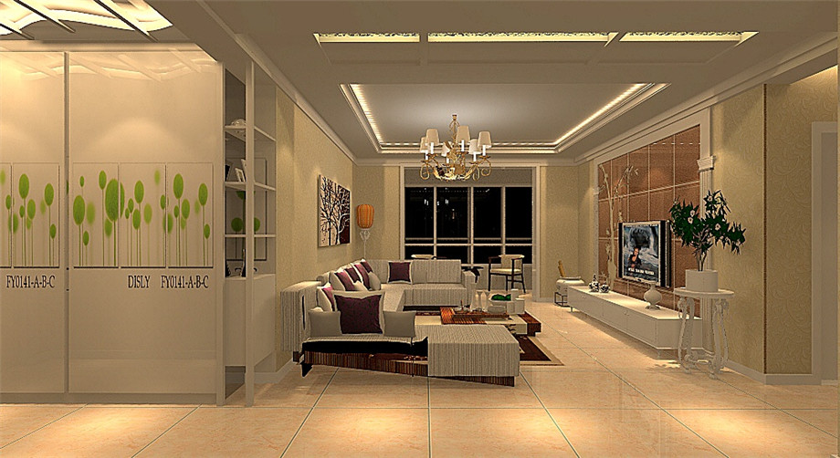 紫薇永和坊160平簡約風格設計方案