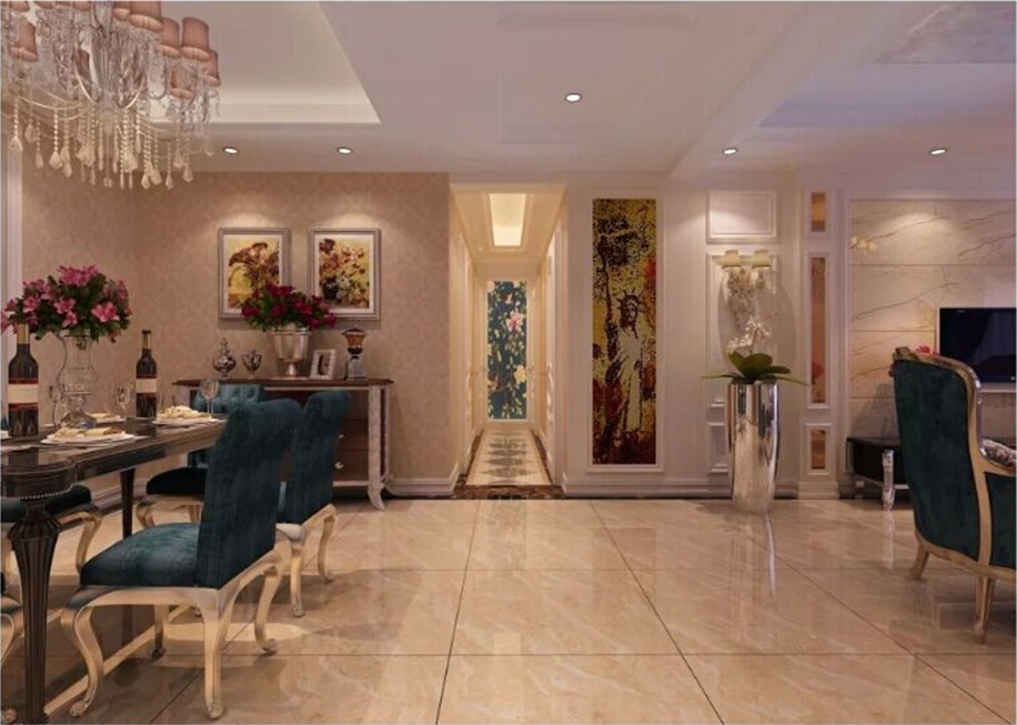 開元壹號130平歐式風(fēng)格設(shè)計(jì)方案