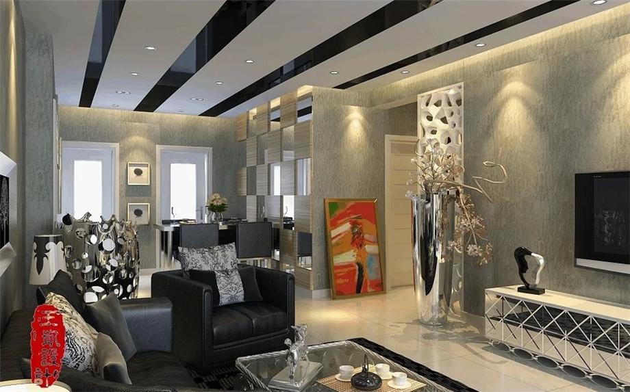 群賢匯95平現(xiàn)代簡約風(fēng)格設(shè)計方案