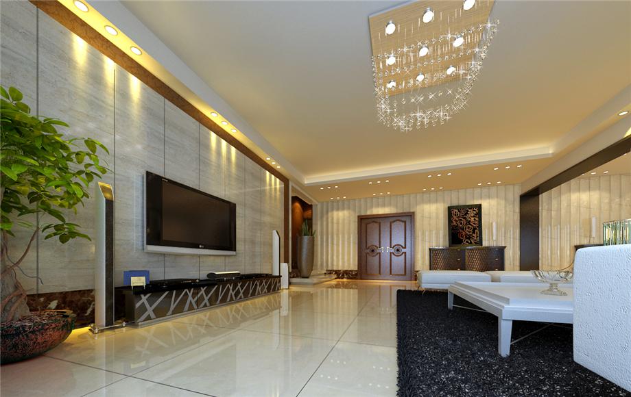 高科新花園140平簡約風格方案設計