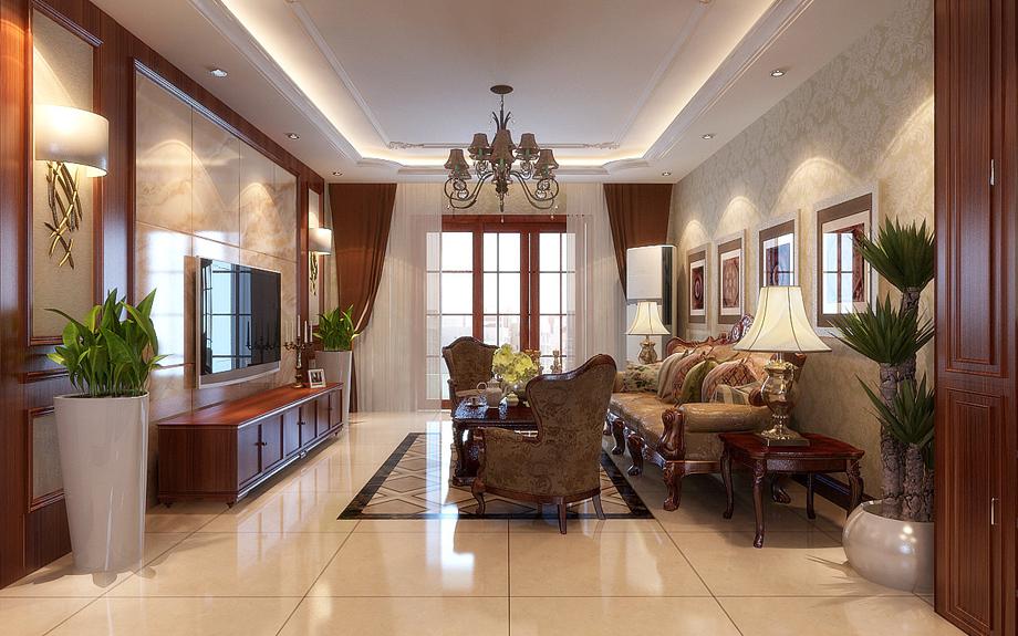 西電小區(qū)145平米簡(jiǎn)歐風(fēng)格設(shè)計(jì)方案