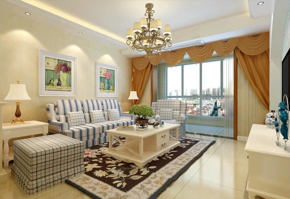 榮華北經(jīng)城127平地中海風(fēng)格設(shè)計(jì)方案