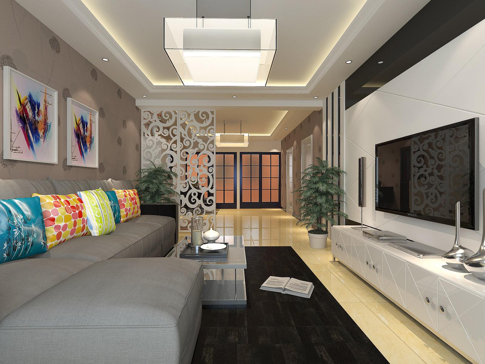 上林灃苑84.88平現(xiàn)代簡(jiǎn)約風(fēng)格設(shè)計(jì)方案