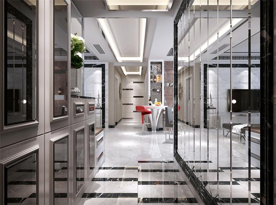 紫薇永和坊120平后現(xiàn)代風(fēng)格設(shè)計(jì)方案