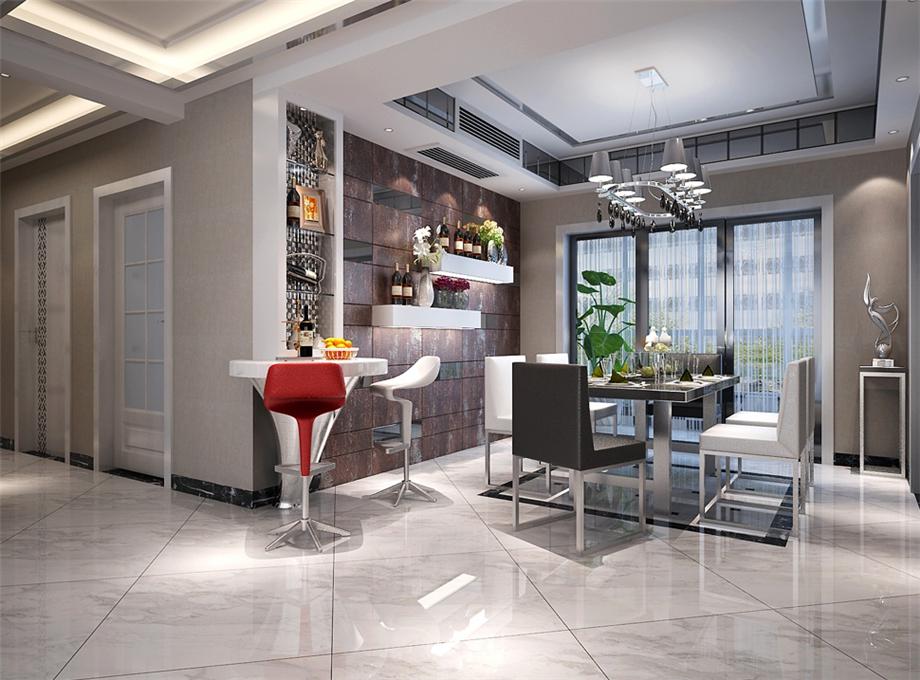 紫薇永和坊120平后現(xiàn)代風(fēng)格設(shè)計(jì)方案