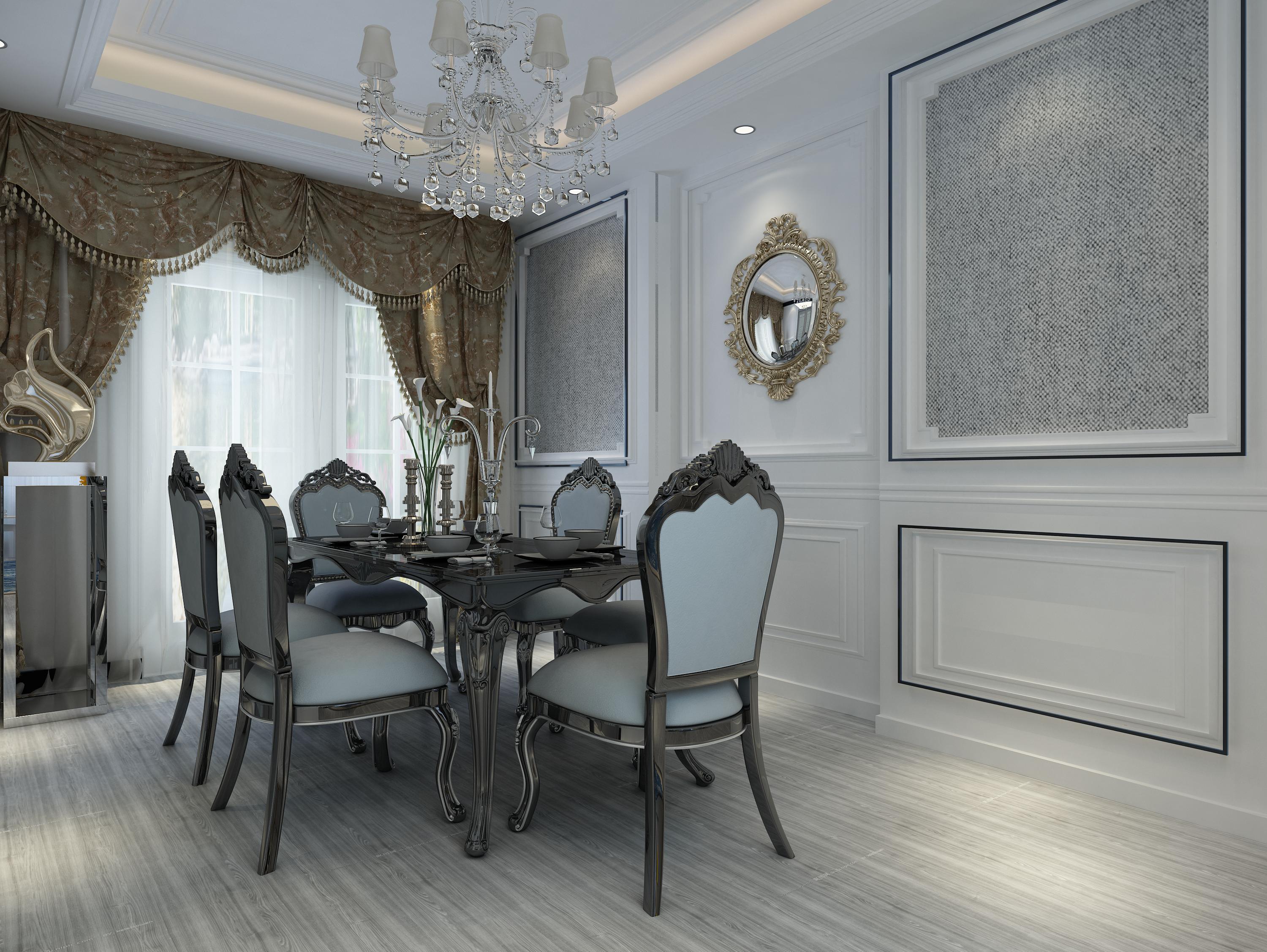 金水灣87平簡歐風(fēng)格設(shè)計方案