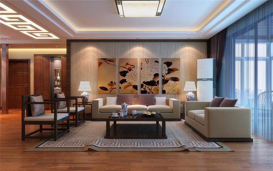 西農(nóng)家屬院140平新中式風(fēng)格設(shè)計方案