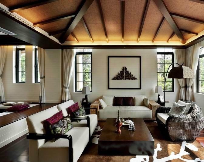 御景城140平東南亞風(fēng)格設(shè)計方案