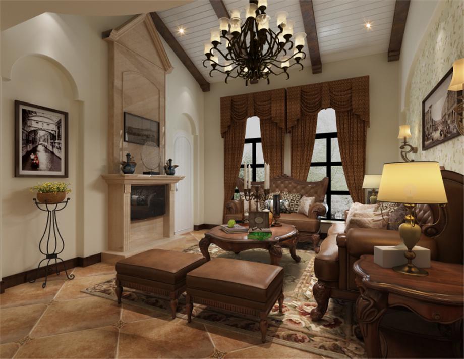 香江灣170平美式鄉(xiāng)村風(fēng)格設(shè)計方案