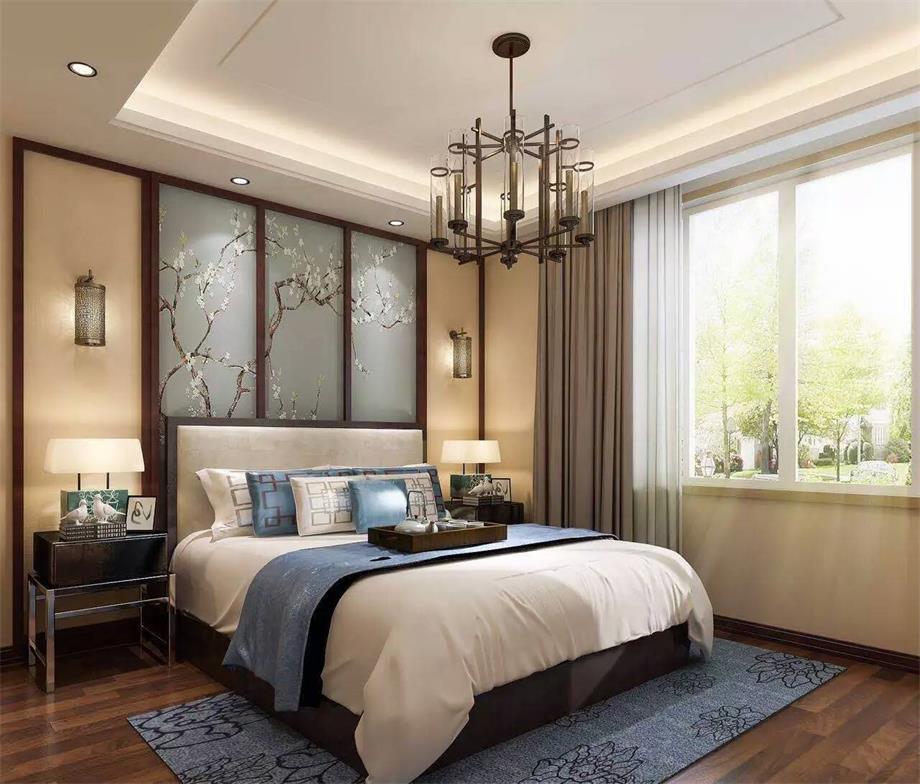 首創(chuàng)國(guó)際城130平新中式風(fēng)格設(shè)計(jì)方案